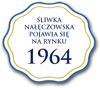 Śliwka Nałęczowska pojawia się na rynku 1964